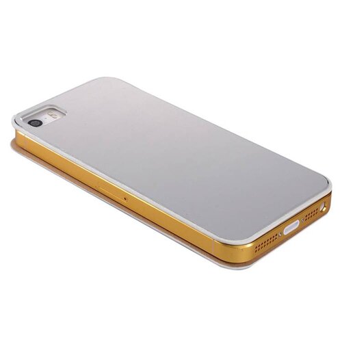 zilverkleurige aluminium pu lederen hoesjes voor