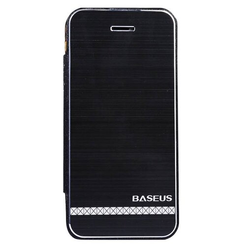 zwarte aluminium pu lederen hoesjes voor iphone 5