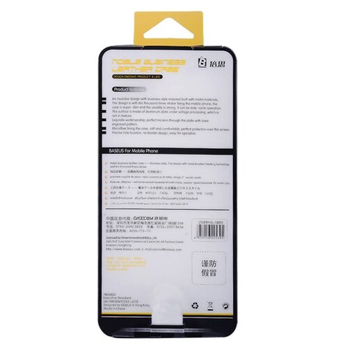 zwarte aluminium pu lederen hoesjes voor iphone 5