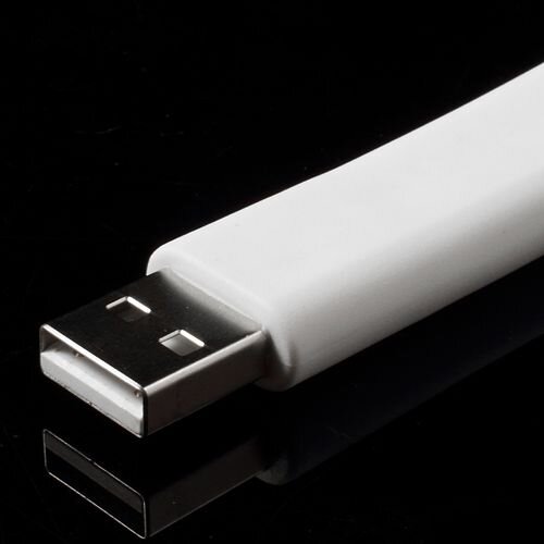 staande usb lightning 8 pin oplaadkabel wit