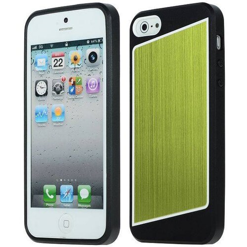 Modieuze TPU geborstelde Case voor iPhone 5/5S (Groen) Modieuze TPU geborstelde Case voor iPhone 5/5S (Groen)