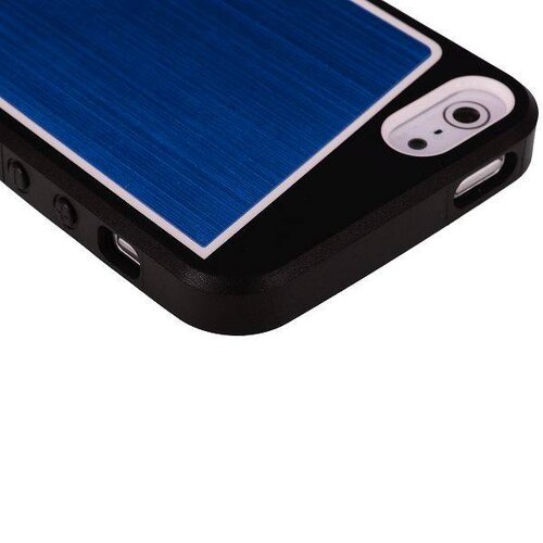 modieuze tpu geborstelde case voor iphone 5 5s bl