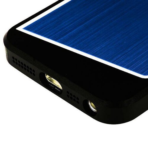 modieuze tpu geborstelde case voor iphone 5 5s bl