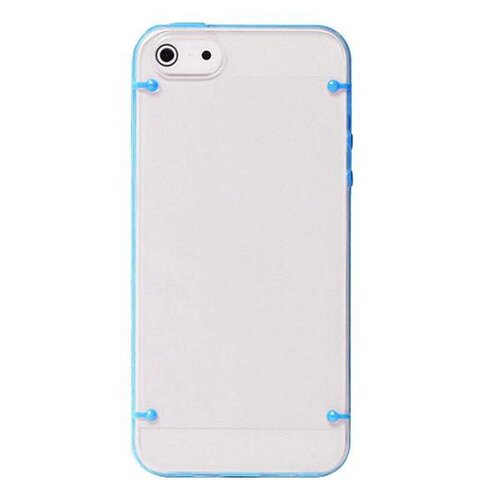 twee kleur transparent tpu pc hard case iphone 5c