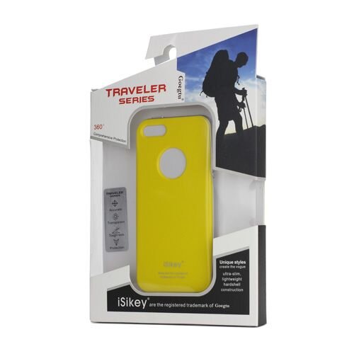 isikey traveler hard case iphone 5 5s geel isikey traveler hard case iphone 5 5s geel