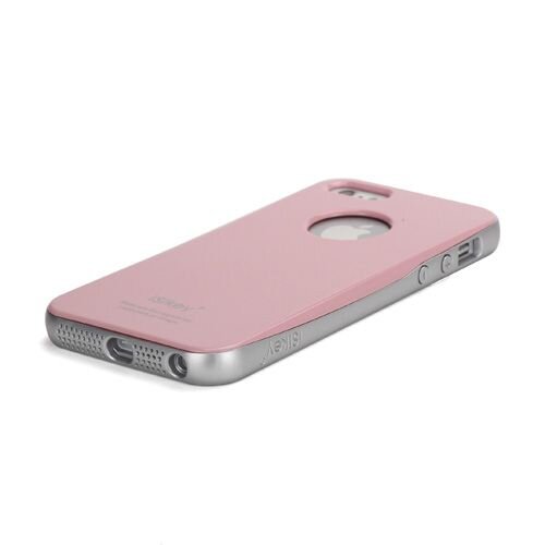 isikey traveler hard case iphone 5 5s zacht roze