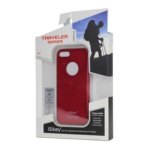 isikey traveler hard case iphone 5 5s rood