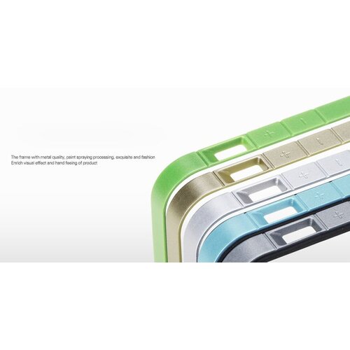 Rock rock pc tpu hybride iphone 5s 5 wit zilver