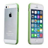 Rock TPU Combo Bumper iPhone 5(s)/SE - Groen/Wit