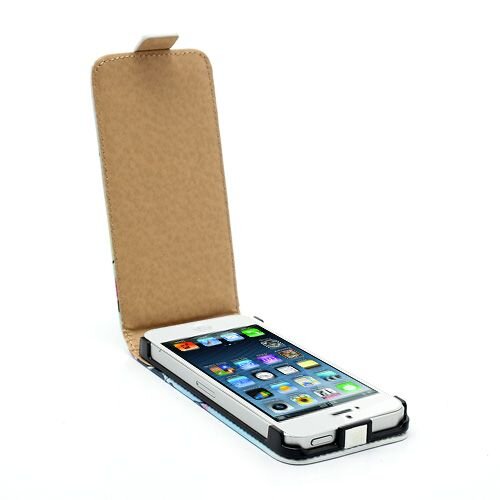 vlinder bloemen meerkleurig hoesje iphone 5 5s