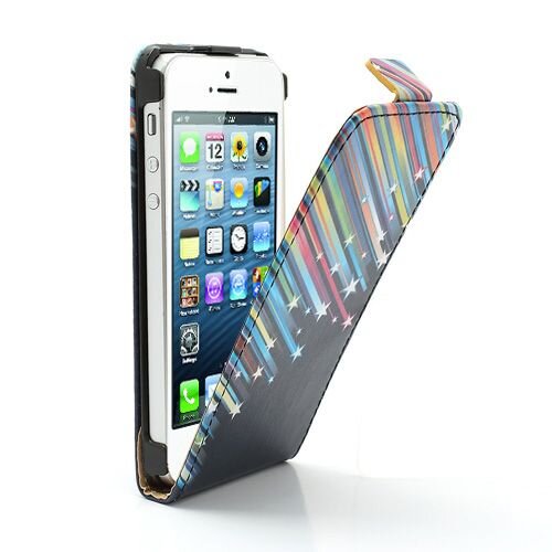 Vallende sterren meerkleurig hoesje iphone 5 5S