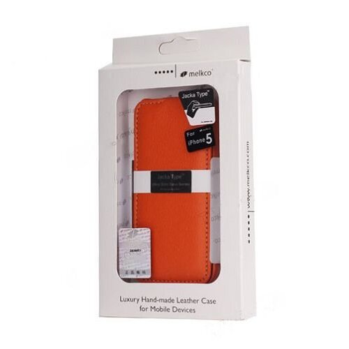 melkco oranje flip lederen case iphone 5 5s melkco oranje flip lederen case iphone 5 5s