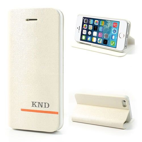 knd pu leren flip stand case voor iphone 5s 5 wit knd pu leren flip stand case voor iphone 5s 5 wit