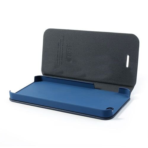 knd pu leren flip stand case voor iphone 5s 5 bla