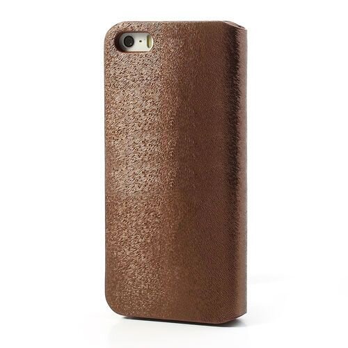 knd pu leren flip stand case voor iphone 5s 5 bru knd pu leren flip stand case voor iphone 5s 5 bru