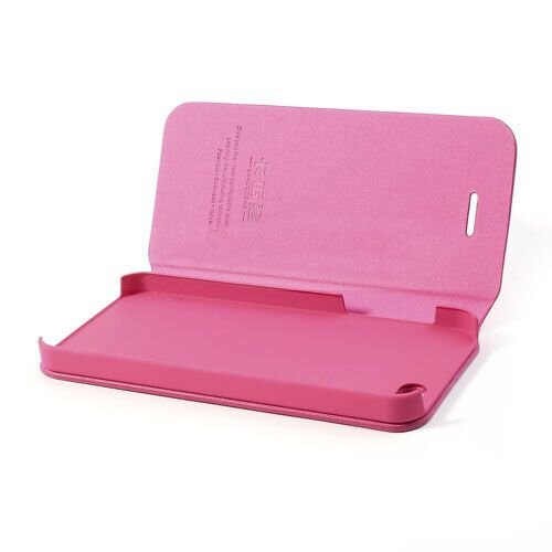 Icarer knd pu leren flip stand case voor iphone 5s 5 roz Icarer knd pu leren flip stand case voor iphone 5s 5 roz