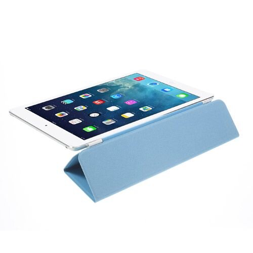 TVC blauw drieslag leren smart cover voor ipad air