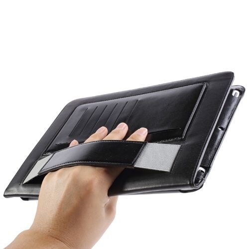 MOIST zwart moist wallet leren case voor ipad 2 3 4
