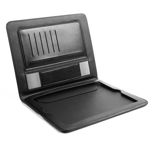 MOIST zwart moist wallet leren case voor ipad 2 3 4