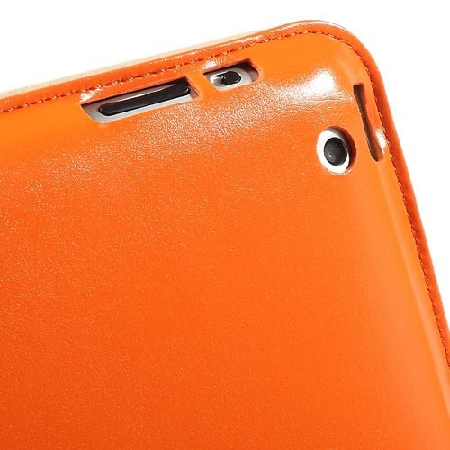 MOIST oranje moist wallet leren case voor ipad 2 3 4