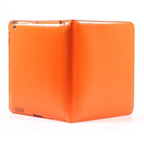MOIST oranje moist wallet leren case voor ipad 2 3 4