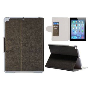 TVC Cover Stand Magnetische PC + Leren Case voor iPad Air Goud