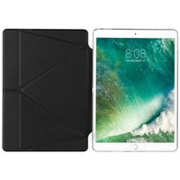 MOMAX De Core Smart Origami standaard PU lederen + TPU tablet hoes voor iPad Pro 10.5 (2017) - Zwart