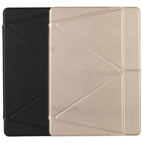 MOMAX harde pc pu lederen beschermhoes voor de ipad air zwart