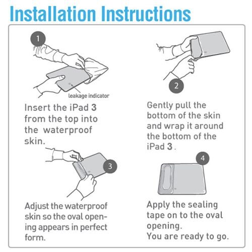 TVC waterdichte seal ipad 234 TVC waterdichte seal ipad 234