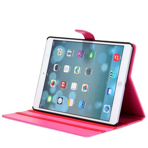 side flip pc case voor ipad air roze