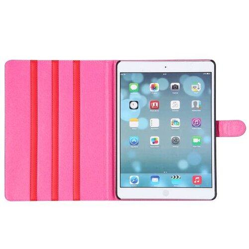 side flip pc case voor ipad air roze