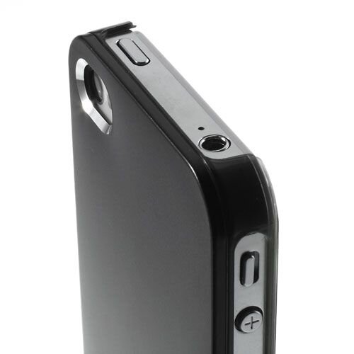 luxe metaal coated hard shell case voor iphone 4s 6655538