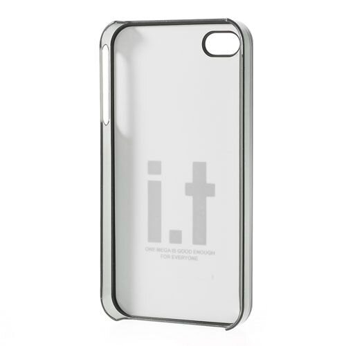 luxe metaal coated hard shell case voor iphone 4s 6655538