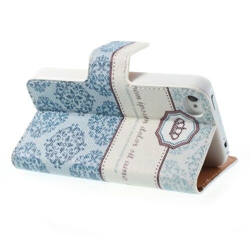 kroon bloemen wallet leren stand cover voor iphon kroon bloemen wallet leren stand cover voor iphon