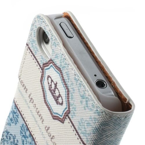 kroon bloemen wallet leren stand cover voor iphon kroon bloemen wallet leren stand cover voor iphon