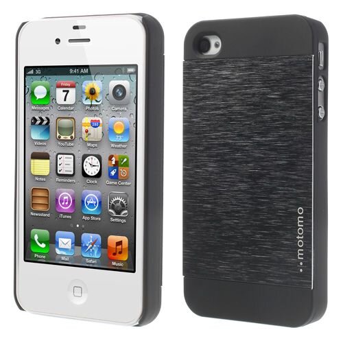 aluminium metal skin hard case voor iphone 4 4s