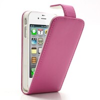 Verticale Flip PU Leren hoesje voor iPhone 4 4S