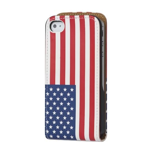 amerikaanse vlag leren hoesje voor iphone 4 4s amerikaanse vlag leren hoesje voor iphone 4 4s