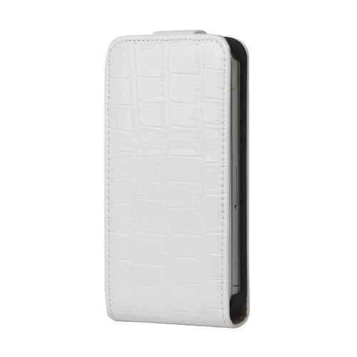 krokodillenleer flip case hoesje voor iphone 4 4s