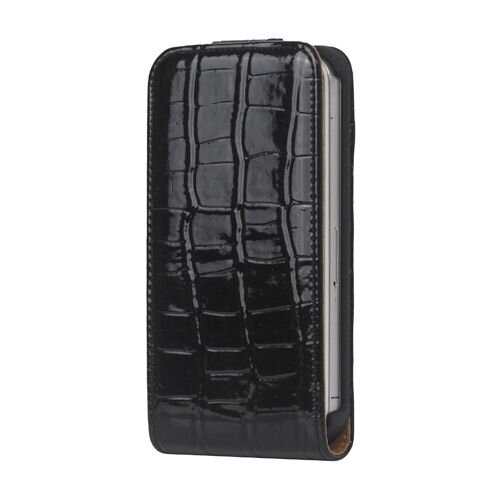 krokodillenleer flip case hoesje voor iphone 4 4s 6655561