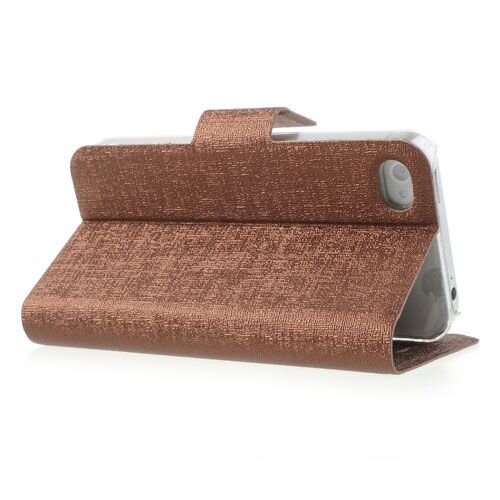 oracle stand leren hoesje voor de iphone 4 4s