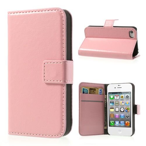 Crazy Horse roze crazy horse wallet leren hoesje voor de ipho Crazy Horse roze crazy horse wallet leren hoesje voor de ipho