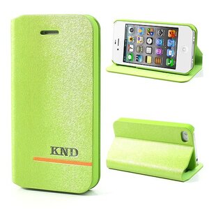 KND Leren Stand hoesje voor iPhone 4 4s