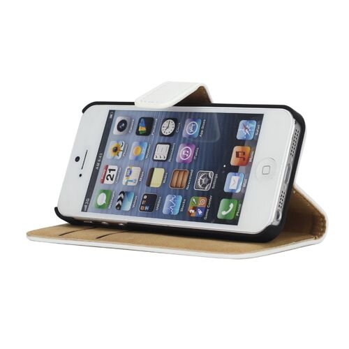 split leren wallet iphone 5 s se wit split leren wallet iphone 5 s se wit