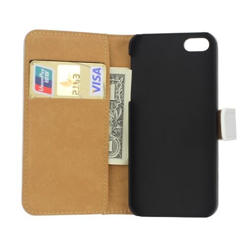 split leren wallet iphone 5 s se wit split leren wallet iphone 5 s se wit