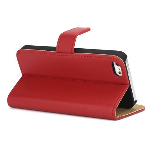split leren wallet iphone 5 s se rood split leren wallet iphone 5 s se rood