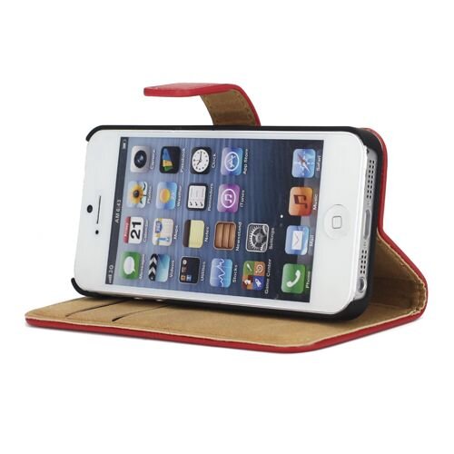 split leren wallet iphone 5 s se rood split leren wallet iphone 5 s se rood