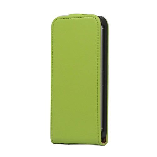 lederen classic flip case iphone 5 groen lederen classic flip case iphone 5 groen