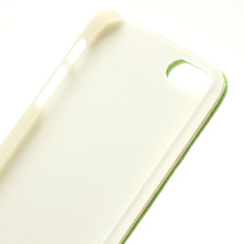 Icarer verticale pu lederen flipcase voor iphone 5 groen
