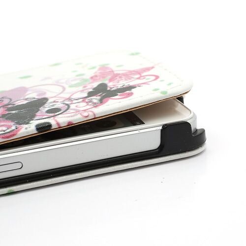Icarer vlinders leren hoesje voor iphone 5 5s Icarer vlinders leren hoesje voor iphone 5 5s